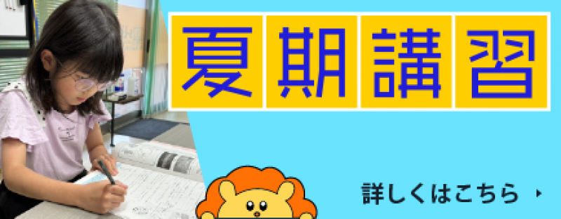 夏期講習のお知らせ